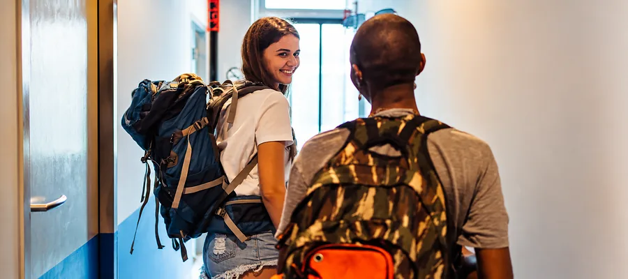 hostel ontmoeting